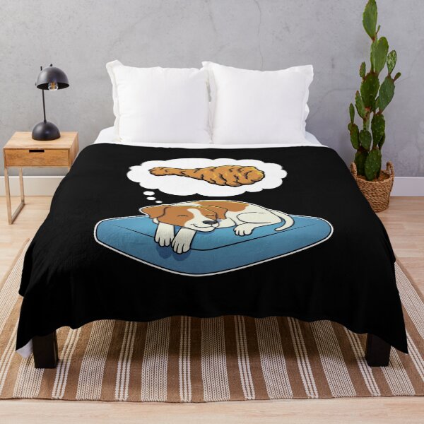 Item preview, Jack Russell Terrier dreaming about Fried Chicken designed and sold by DoggieDelights.