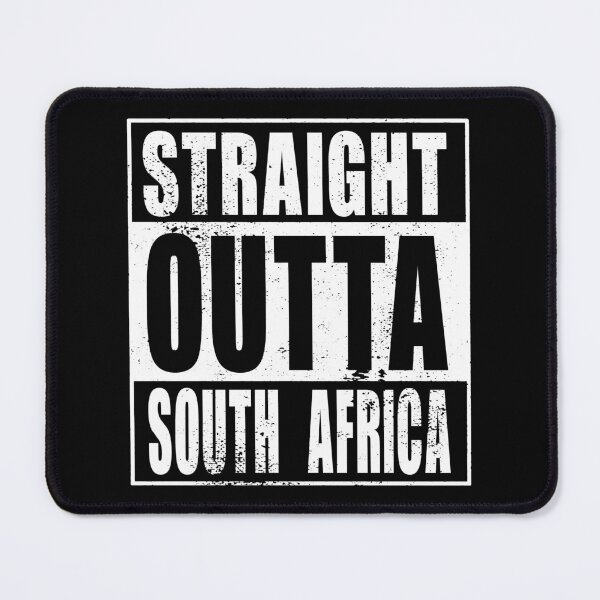 Item preview, Straight Outta South Africa (white) designed and sold by SolidEarthArt.
