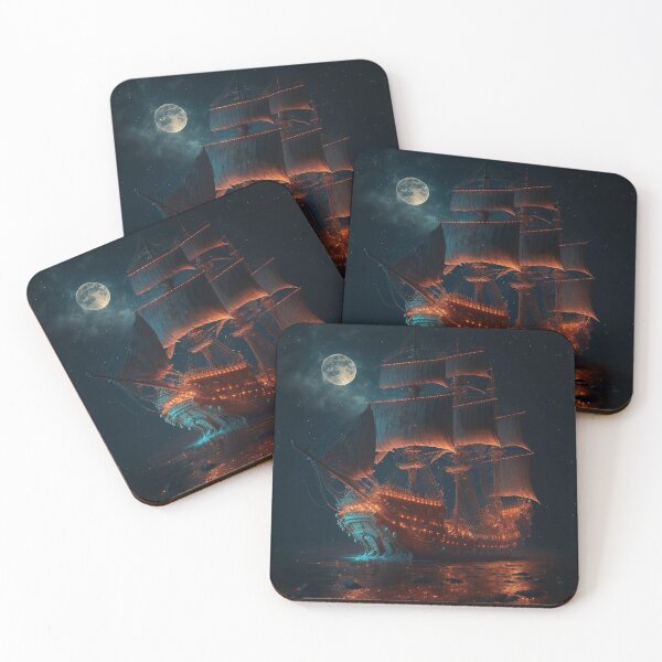 Item preview, Ship of Midnight designed and sold by AIKunst.