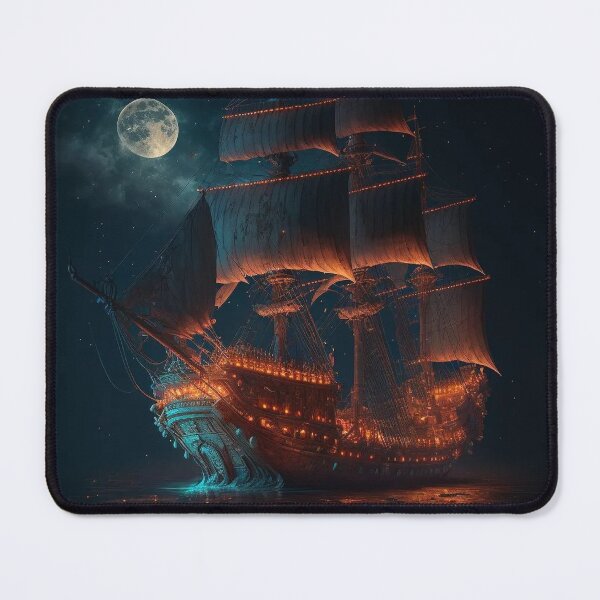 Item preview, Ship of Midnight designed and sold by AIKunst.