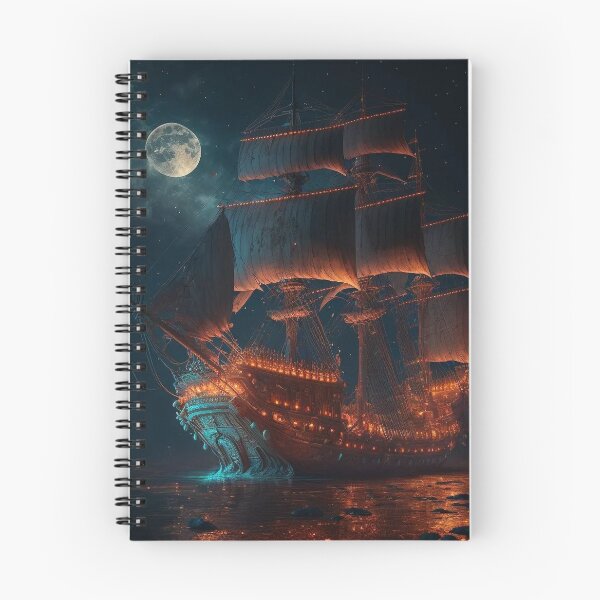 Item preview, Ship of Midnight designed and sold by AIKunst.