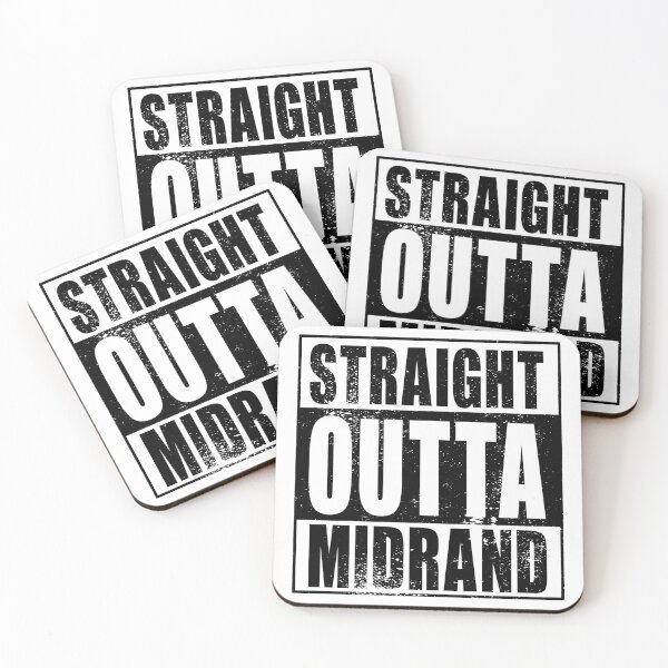 Item preview, Straight Outta Midrand (black) designed and sold by SolidEarthArt.