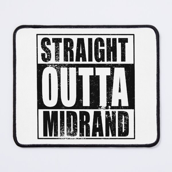 Item preview, Straight Outta Midrand (black) designed and sold by SolidEarthArt.