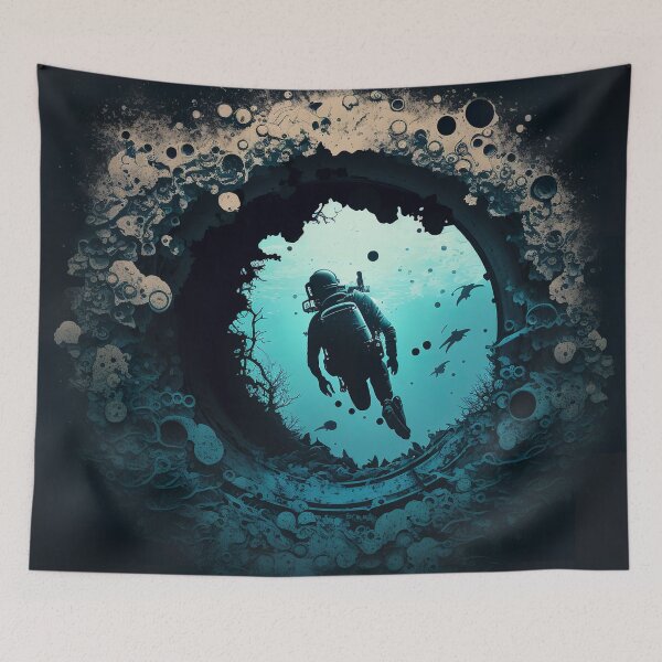 Item preview, Diver in a hole designed and sold by BinskisWonder.