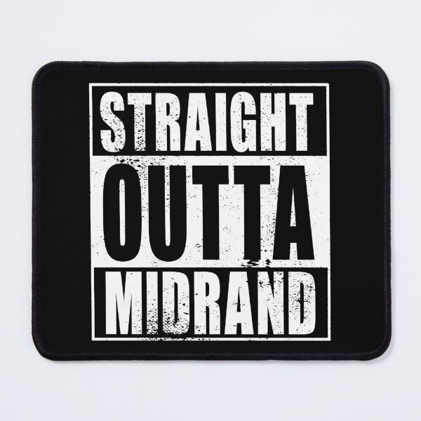 Item preview, Straight Outta Midrand (white) designed and sold by SolidEarthArt.