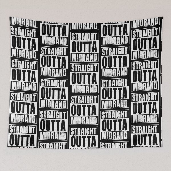 Item preview, Straight Outta Midrand (white) designed and sold by SolidEarthArt.