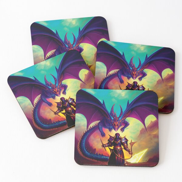Item preview, a painting of a dragon with a sword designed and sold by DesignAtYO.