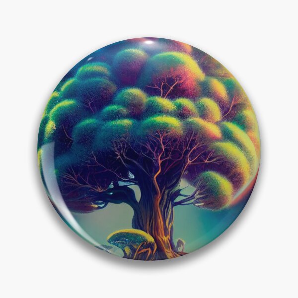Item preview, a painting of a tree in the middle of a field designed and sold by DesignAtYO.