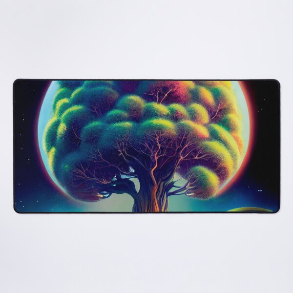 Item preview, a painting of a tree in the middle of a field designed and sold by DesignAtYO.