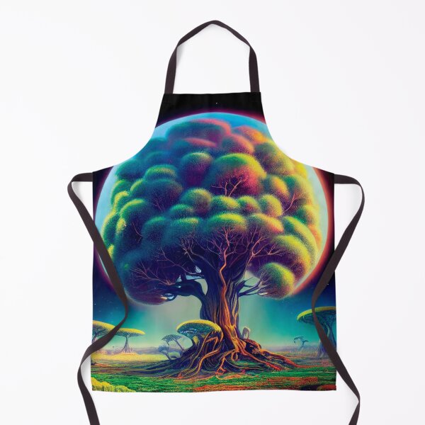 Item preview, a painting of a tree in the middle of a field designed and sold by DesignAtYO.