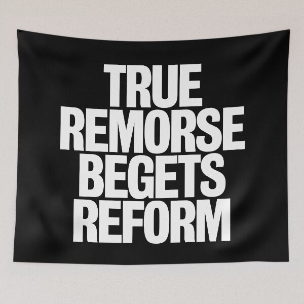 Item preview, True remorse begets reform v.9 designed and sold by x1brett.