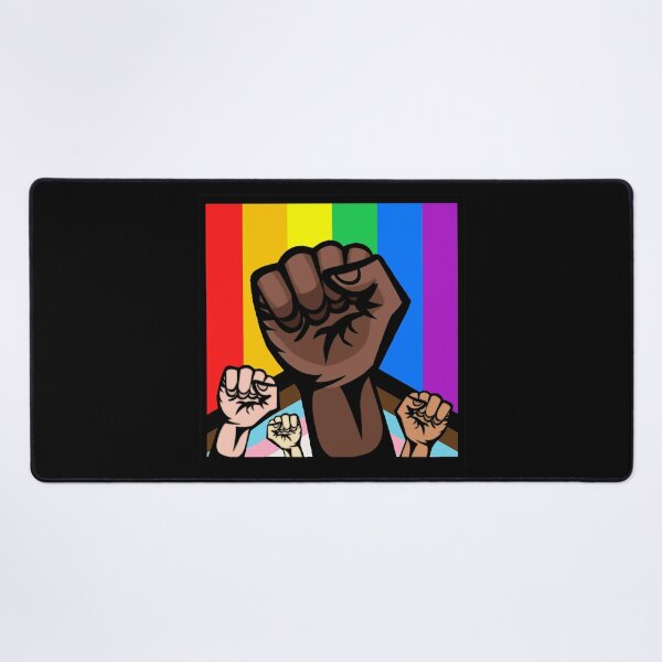 Item preview, Progress Pride Solidarity Fists designed and sold by everything4eva.