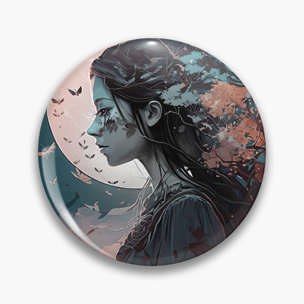 Item preview, A Mystic Women Under The Moonlight designed and sold by AquelasArt.