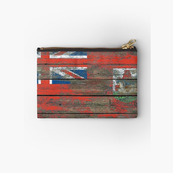 Item preview, Flag of Bermuda on Rough Wood Boards Effect designed and sold by JeffBartels.
