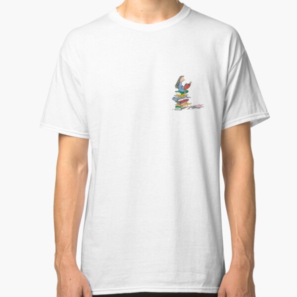 matilda roald dahl watercolour illustration Classic T-Shirt