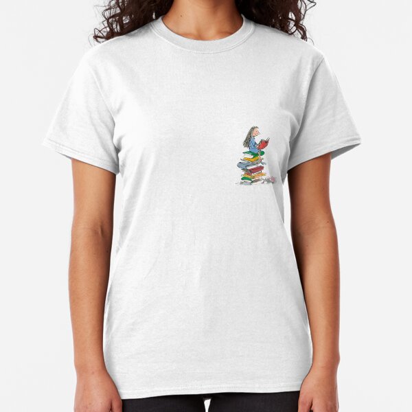 matilda roald dahl watercolour illustration Classic T-Shirt
