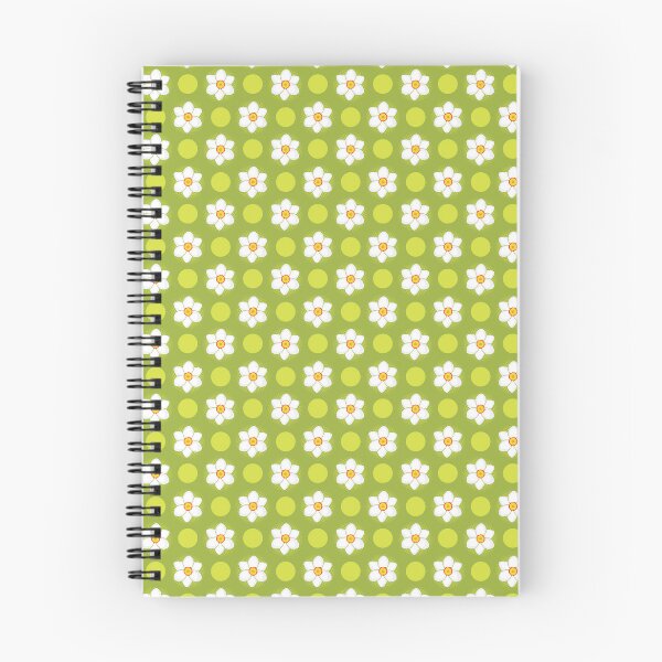 Item preview, White narcissus with dots designed and sold by anjou.