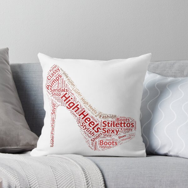Item preview, Stiletto Pump Shoe Lover Word Art Typography designed and sold by customshirtgirl.