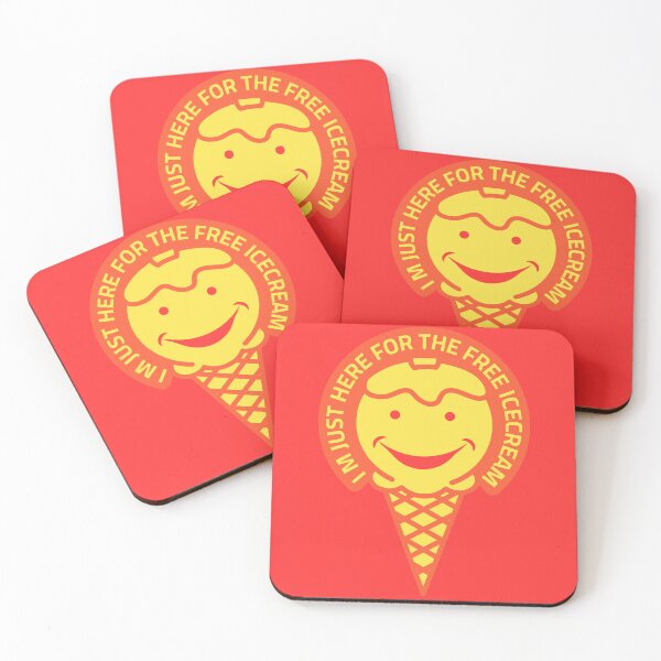 Item preview, Im Just Here For The Free Ice Cream designed and sold by designerpriti.