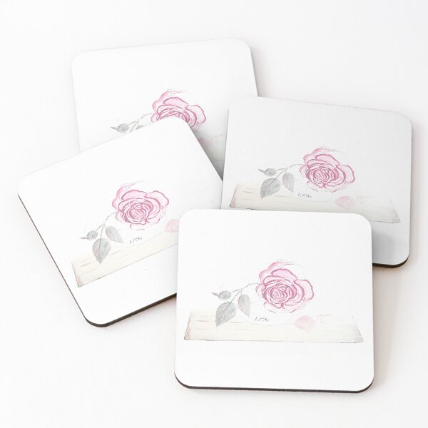 Item preview, watercolour rose designed and sold by Bethan Rose Studio.