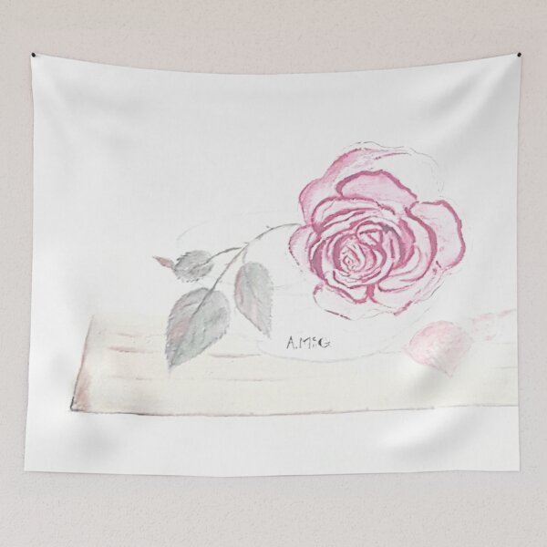 Item preview, watercolour rose designed and sold by Bethan Rose Studio.