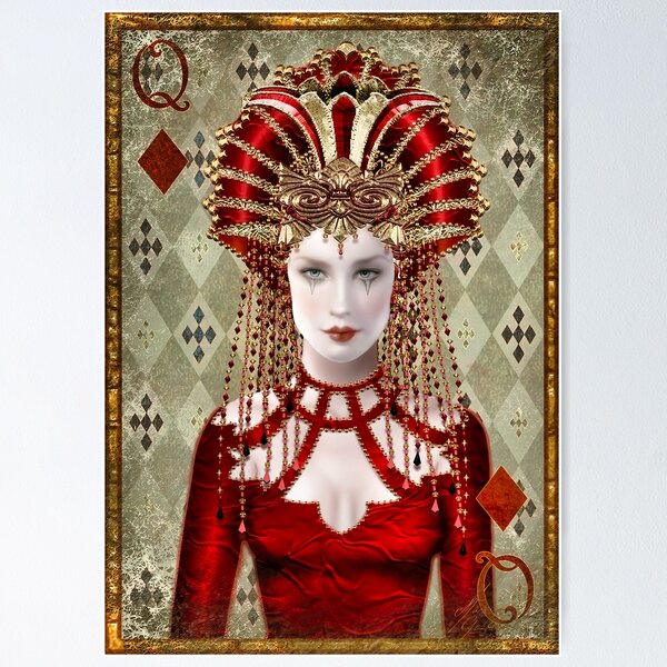 Item preview, The Queen of Diamonds by Maxine Gadd  designed and sold by Maxine Gadd.