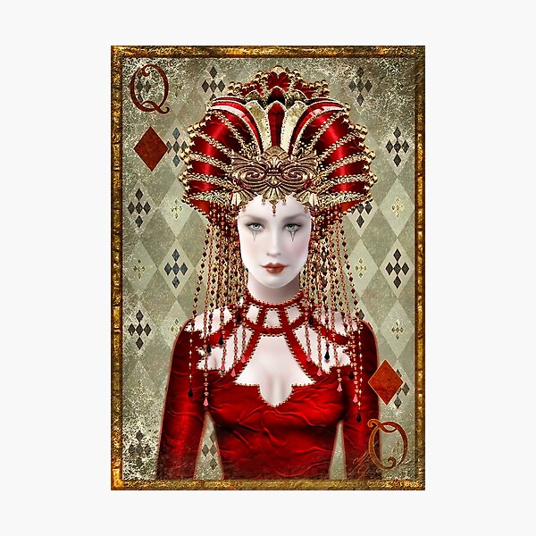 Item preview, The Queen of Diamonds by Maxine Gadd  designed and sold by Maxine Gadd.