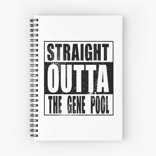 Item preview, Straight Outta The Gene Pool (black) designed and sold by SolidEarthArt.