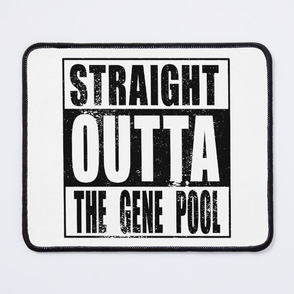 Item preview, Straight Outta The Gene Pool (black) designed and sold by SolidEarthArt.