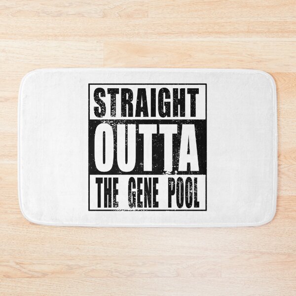 Item preview, Straight Outta The Gene Pool (black) designed and sold by SolidEarthArt.