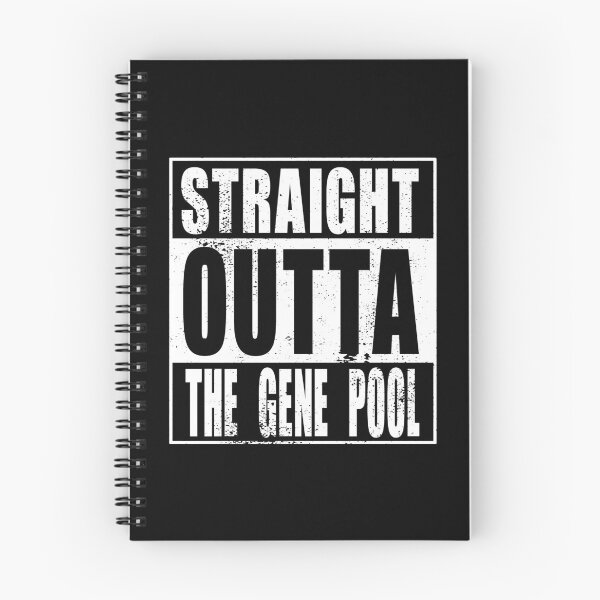 Item preview, Straight Outta The Gene Pool (white) designed and sold by SolidEarthArt.