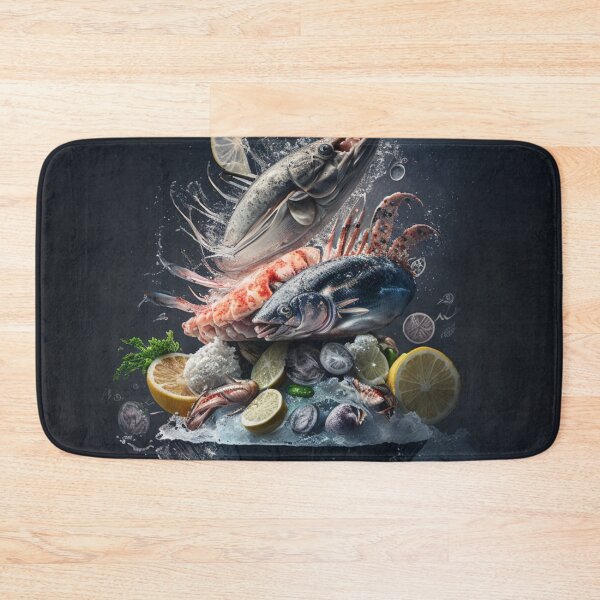Item preview, Seafood Symphony: An Abstract Art of Moody Cooking designed and sold by DaniFantasy.