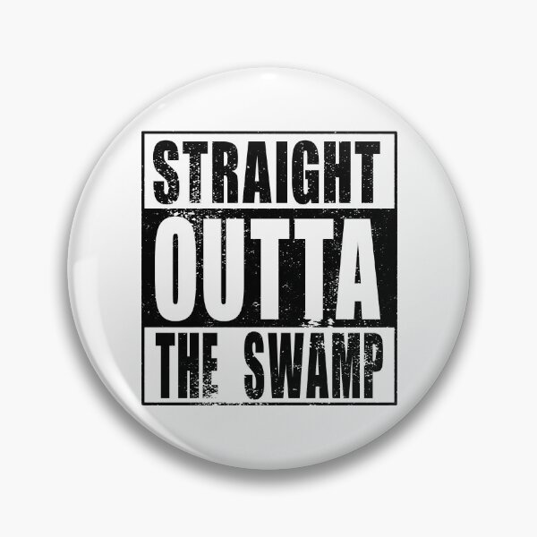 Item preview, Straight Outta The Swamp (black) designed and sold by SolidEarthArt.