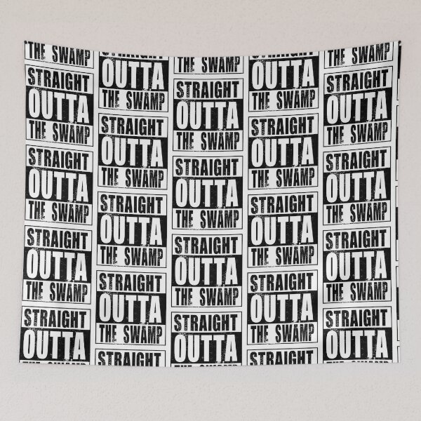 Item preview, Straight Outta The Swamp (black) designed and sold by SolidEarthArt.