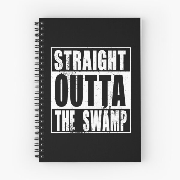 Item preview, Straight Outta The Swamp (white) designed and sold by SolidEarthArt.