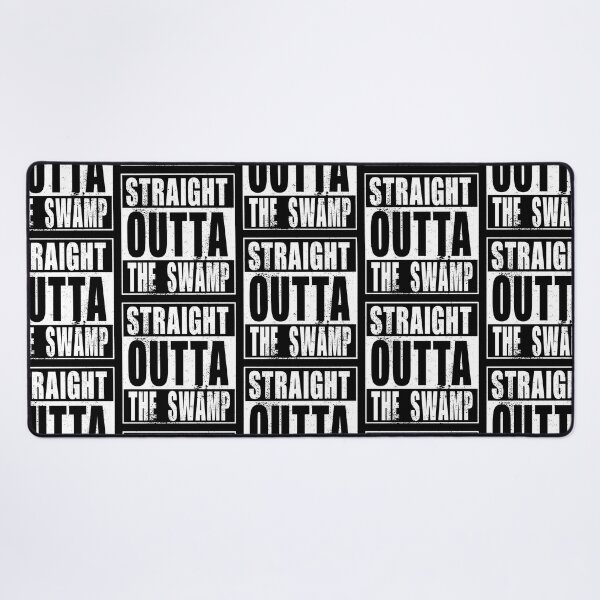 Item preview, Straight Outta The Swamp (white) designed and sold by SolidEarthArt.