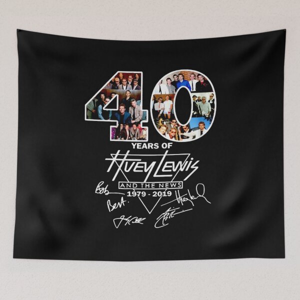 Item preview, Years Of Huey Lewis 1979-2019 Thank You For The Memories Signature designed and sold by Jodlones.