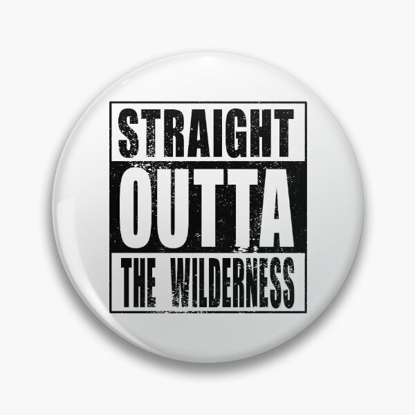 Item preview, Straight Outta The Wilderness (black) designed and sold by SolidEarthArt.