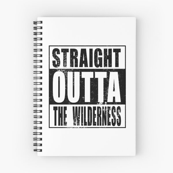 Item preview, Straight Outta The Wilderness (black) designed and sold by SolidEarthArt.