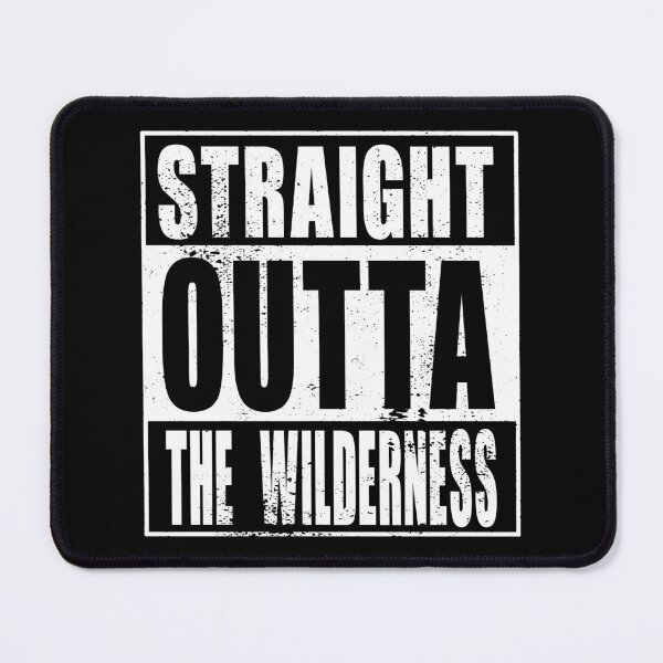 Item preview, Straight Outta The Wilderness (white) designed and sold by SolidEarthArt.