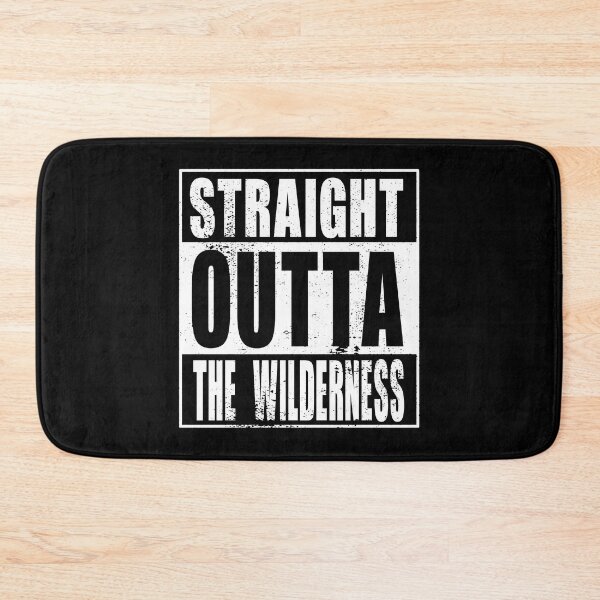 Item preview, Straight Outta The Wilderness (white) designed and sold by SolidEarthArt.