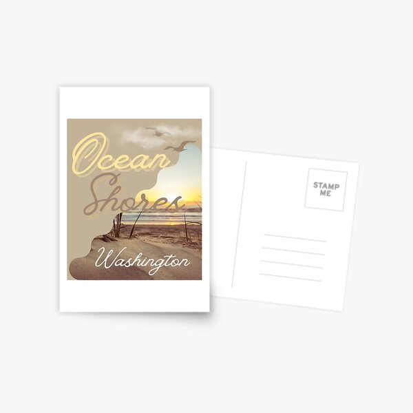 Item preview, Ocean Shores Washington - peaceful beach designed and sold by Smitzprints.