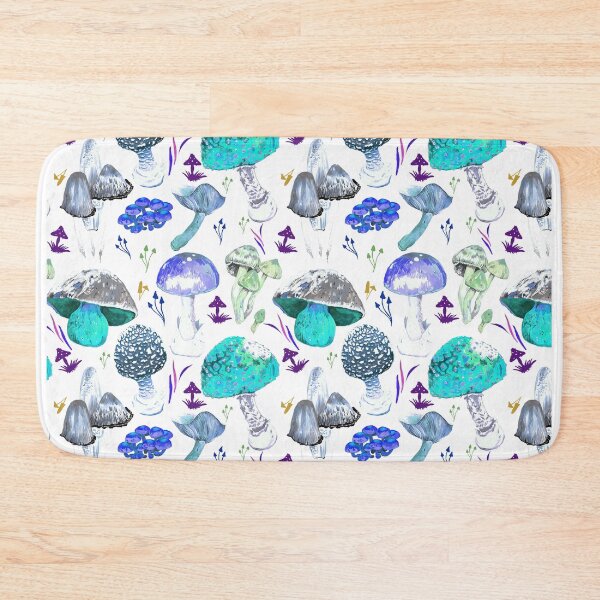 Item preview, Poisonous Mushies blue designed and sold by Phoebekirk.