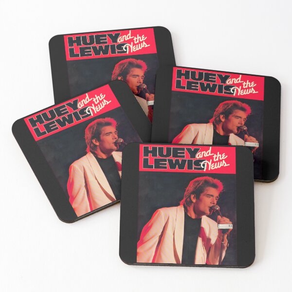 Item preview, 1985 Robus Books Huey Lewis News Gift Fan designed and sold by Jodlones.