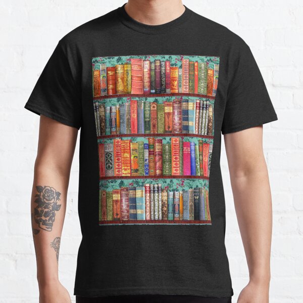 Christmas vintage books, holly Classic T-Shirt