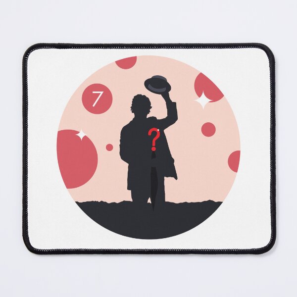 Item preview, Silhouette Seventh Doctor Sylvester McCoy designed and sold by Blue Box Artworks.