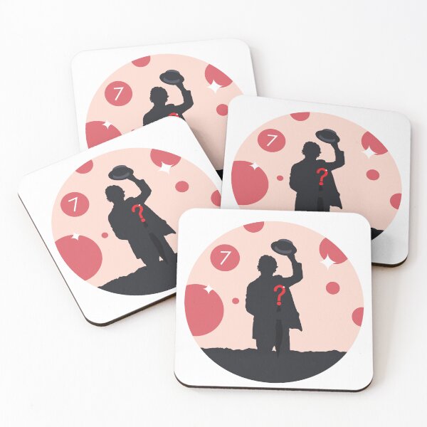 Item preview, Silhouette Seventh Doctor Sylvester McCoy designed and sold by Blue Box Artworks.
