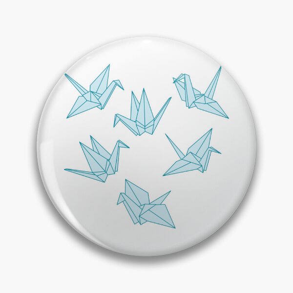 Item preview, BLUE PAPER CRANES  designed and sold by PeachyPeonies.