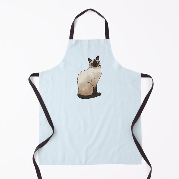 Item preview, Siamese cat cute illustration designed and sold by Yarafantasyart.