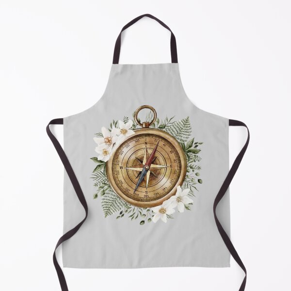 Item preview, Watercolor Floral Compass designed and sold by Nature Hues.